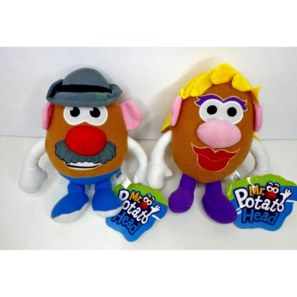 Mr and Mrs Potato Head Plush Stuffed Animal Set Soft Toy 6